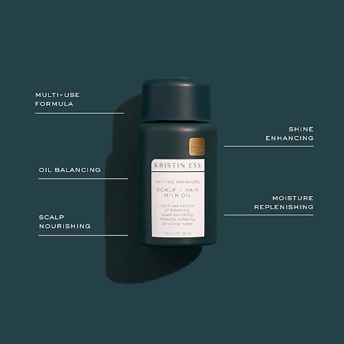 Kristin Ess Anytime Anywhere Scalp + Hair Milk Oil, Hydrating for Damaged Hair, infused with Coconut Oil and Jojoba Oil, Castor Oil for Hair Growth thumbnail 2