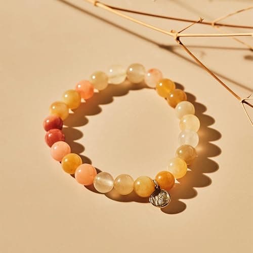Wendy Kleiner Crystal Bracelet and Crystal Bracelet Stack – Healing Stone Beads – Small Size Beads - Spiritual Energy Jewelry – Elastic, Unisex, Gift-Ready thumbnail 4
