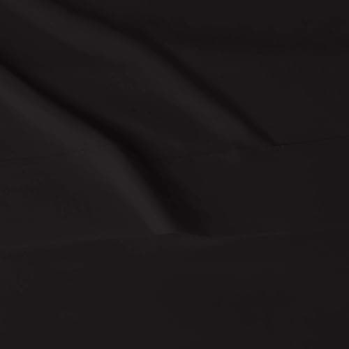 Amazon Basics Lightweight Super Soft Easy Care Breathable Brushed Microfiber 3-Piece Bed Sheet Set with 14-Inch Deep Pockets, Twin XL, Black, Solid thumbnail 4