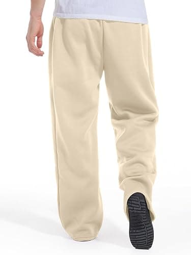ZUGJAM Men's Baggy Sweatpants Wide Leg Lounge Sweat Pants with Pockets thumbnail 5