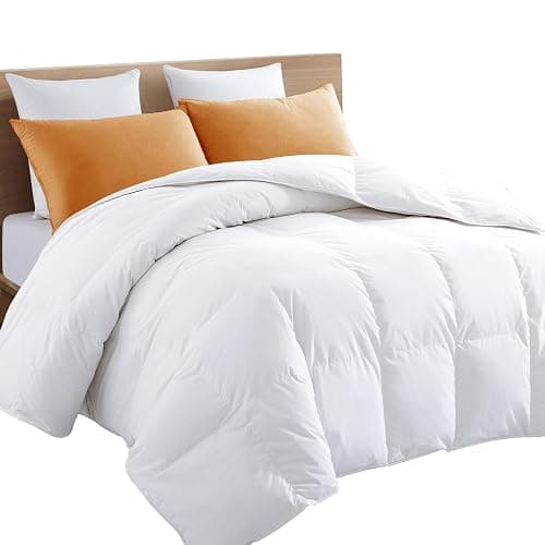 TEXARTIST Premium 2100 Series Full Comforter All Season Breathable White Comforter Soft 4D Spiral Fiber Quilted Down Alternative Duvet with Corner Tabs Luxury Hotel Style (82"x86") thumbnail 9