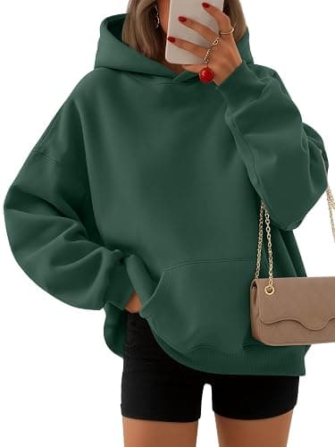 EFAN Women's Hoodies Oversized Sweatshirt Comfort Fleece Sweaters | Cozy Trendy Pullover Hoodies, Sweatshirts with Pockets For Fall & Winter - Image 1