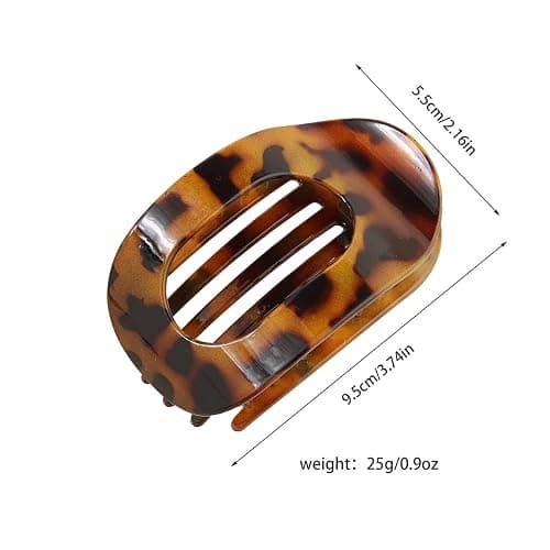 Hailoyearn Flat Hair Clips,4/6 PC Versatile Duckbill,Strong Hold No Slip Flat Claw Clip for Everyday Use,Stylish & Practical. (4PC-3) thumbnail 6