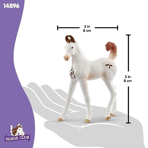 Schleich Horse Club - Marwari Foal - 3" Hand-Painted Collectable, Realistic Toy Horse Figurine for Girls and Boys. Durable Educational Figure for Fun Imaginative Play. Cool Kids Toys Ages 5+ 14896 thumbnail 3