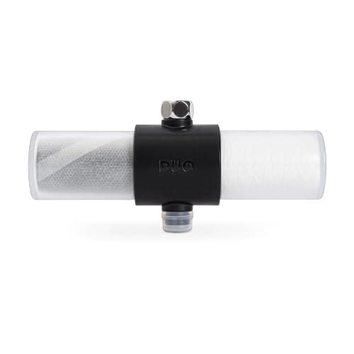 Weddell Duo Shower Filter - NSF Certified Shower Filter, High Pressure Activated Carbon Filter, Removes Chlorine, PFAS & Particulates, Clinically Tested For Healthier Skin & Hair (Black) - Image 1