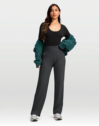 G Gradual Women's Yoga Pants Wide Leg wiht Pockets High Waist Stretch Loose Casual Lounge Sweatpants Petite/Regular/Tall thumbnail 6