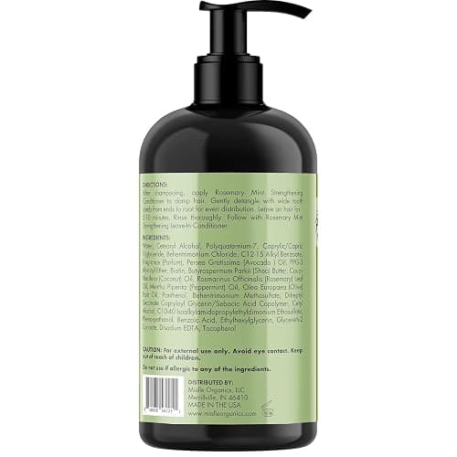 Mielle Organics Rosemary Mint Strengthening Shampoo and Conditioner Infused with Biotin, Cleanses and Helps Strengthen Weak and Brittle Hair, 12 Ounces thumbnail 8