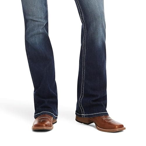 Ariat Women's R.E.A.L. Mid Rise Stretch Entwined Boot Cut Jean thumbnail 6