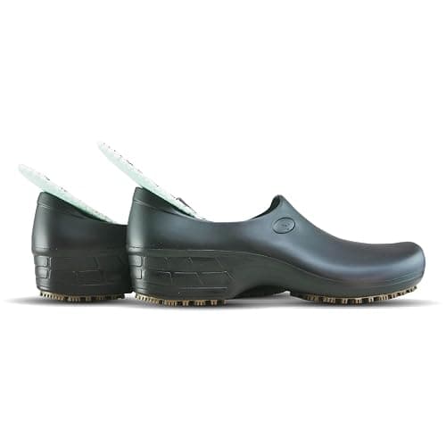 Sticky Nursing Shoes Women - Chefs - Kitchen - Nurses - Clogs for Work - Waterproof Non Slip thumbnail 5