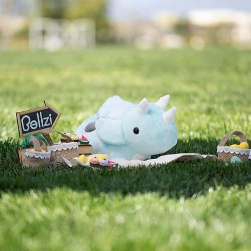 Bellzi Triceratops Cute Stuffed Animal Plush Toy - Adorable Soft Dinosaur Toy Plushies and Gifts - Perfect Present for Kids, Babies, Toddlers - Seri thumbnail 7