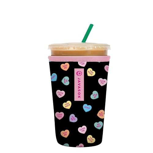 Sok It JavaSok Iced Coffee & Cold Soda Insulated Neoprene Cup Sleeve (Sweet Notes, Medium: 22-28oz) - Image 1