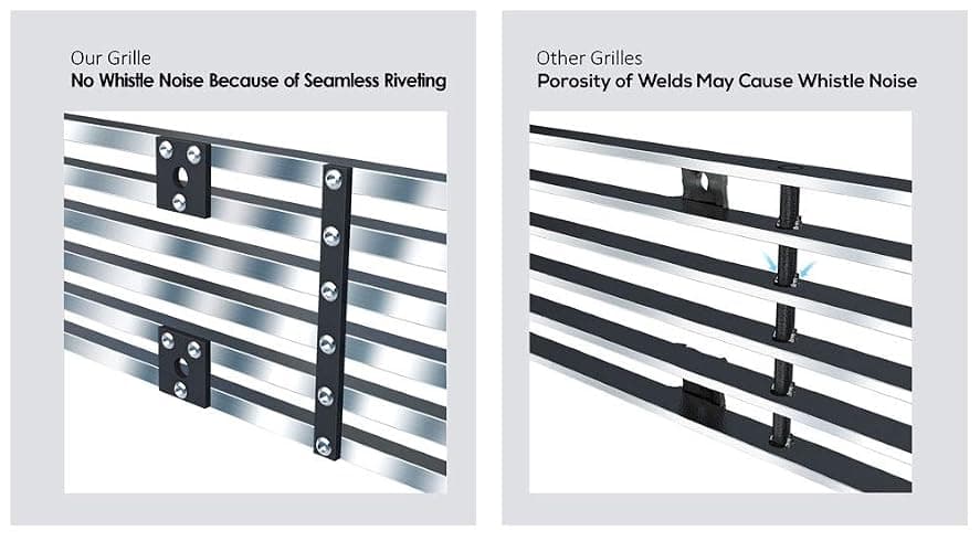 APS Compatible with 2007-2013 GMC Sierra 1500 New Body 2007-2010 Denali Billet Grille Grill Insert G66474A thumbnail 6