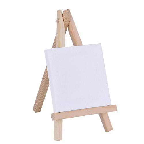 12 Pack Mini Canvas Panels for Halloween Painting Craft Drawing (3 x 3 Inch) thumbnail 3