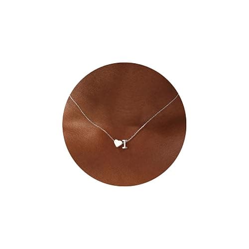 Turandoss Christmas Gifts for Grandkids - Dainty 18K Gold Plated Tiny Heart Initial A-Z Letter Pendant Necklace Stocking Stuffers for Teen Girls Jewelry - Image 1