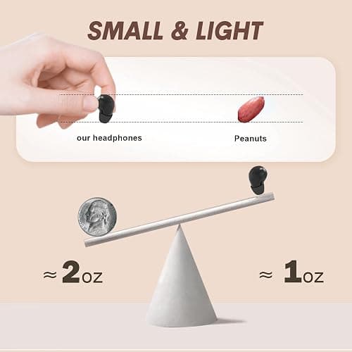 Yihou Invisible Small Mini Sleep Earbuds Headphones Wireless Bluetooth | Comfortable Tiny Sleeping Smallest Low Profile Micro Discreet Hidden Kids Earbuds Ear Buds for Small Ear Canals Women Work thumbnail 8