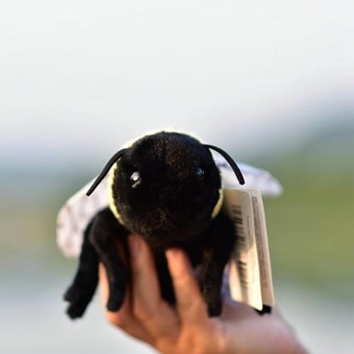TAMMYFLYFLY Soft Bee Plush Toy, Stuffed Animal Doll,Cute Honeybee Plush Doll,17cm thumbnail 2