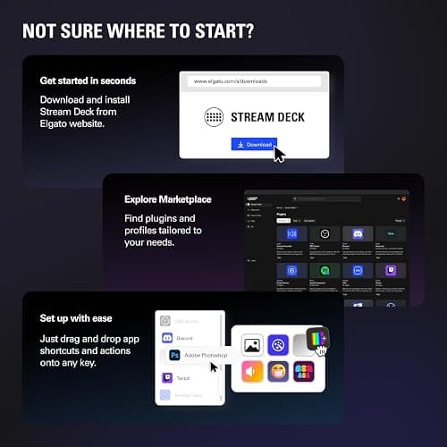 Elgato Stream Deck MK.2 – Studio Controller, 15 macro keys, trigger actions in apps and software like OBS, Twitch, ​YouTube and more, works with Mac and PC thumbnail 8