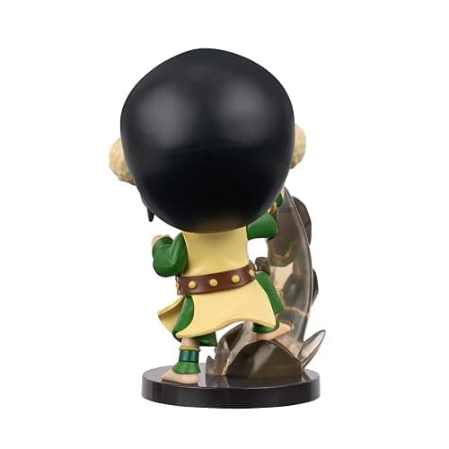Jazwares Avatar: The Last Airbender Toph - 4-Inch Mini Figure in Kawaii Style in Dynamic Pose with Display Base thumbnail 5