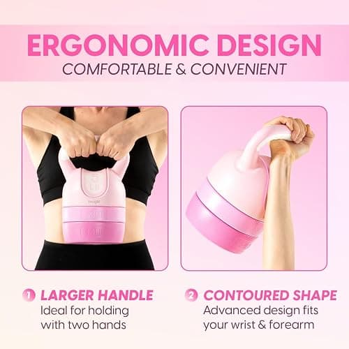 Yes4All Kettlebell Sets - Adjustable Kettlebell Set for Strength Training - Kettlebells Adjustable Weight for Versatile Workouts thumbnail 2