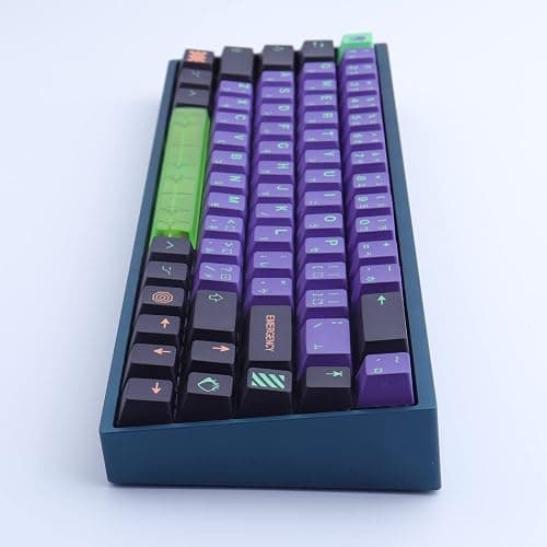 JOMKIZ PBT Keycaps,135 Keys Mecha Dye Sublimation Cherry Profile Keycaps with 7U Clear Spacebar Japanese Keycap Set for Cherry MX Switches US Layout Mechanical Keyboards thumbnail 4