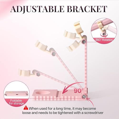 krofaue Mini Handheld UV Light for Gel Nails with Stand, Portable Rechargeable Nail Lamp with 2 Timers, Flash Cure for Rhinestone Glue Decoration at Home DIY, Travel thumbnail 3