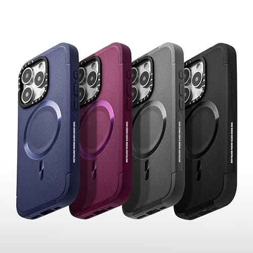 CASETiFY Force Case for iPhone 16 Pro [Slim / 6.6 ft. 3X Military Grade Drop Protection/Compatible with Magsafe] - Black thumbnail 6