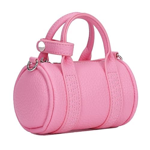 BBIQI Mini Stanley Cup Keychain for Stanley Purse Cute Stanley Cup Accessories Tumbler Bag Charm Mini Tote Bag for Women - Pink thumbnail 6