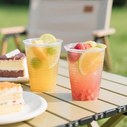 BYSNOW 7 oz Clear Plastic Cups, 500 Count Bulk, PP Clear Plastic Cups for Party with Higher Heat Resistance, Suit for Hot Beverages, Soda, Juice (7oz 500count) thumbnail 6