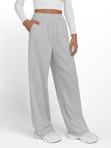 Trendy Queen Women's Wide Leg Sweatpants Baggy Y2K High Waisted Joggers Fall Fashion Clothes with Pockets 2025 thumbnail 3