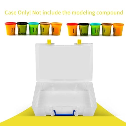 Case for Play-Doh Modeling Compound 20-Pack Case of Colors 3-Ounce Cans,Storage Box Organizer Container Holds 32-Pack of 1-Ounce Modeling Compound for Kid Party Favors(Box Only) thumbnail 3