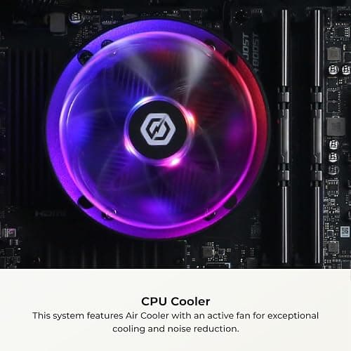 CyberPowerPC Gamer Master Gaming PC, AMD Ryzen 5 5500 3.6GHz, Radeon RX 6400 4GB, 16GB DDR4, 500GB PCIe Gen4 SSD, WiFi Ready & Windows 11 Home (GMA3100A) thumbnail 7