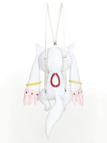 Micotaku Women Backpack Puella Magi Madoka Magica Officially Licensed Cute Kyubey Backpack thumbnail 3