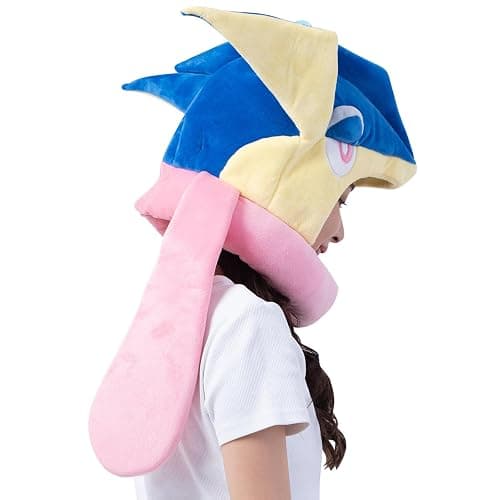 SAZAC Cozy, Warm Greninja Kigurumi Hat with Ear Flaps Pokemon Beanie for Adults, Luxurious Novelty Hat for Halloween & Cosplay - Premium Anime Cap thumbnail 6