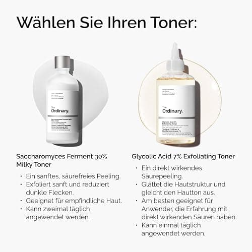 The Ordinary Saccharomyces Ferment 30% Milky Toner, Peeling- und Feuchtigkeitstoner für glattere, strahlendere Haut, 100ml thumbnail 5