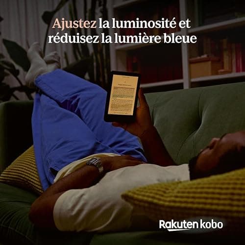 Kobo Clara Colour | Liseuse eBook Couleur | Écran Couleur E Ink Kaleido™ 3 sans Reflets de 6" | Option Mode Sombre | Étanche | Livres Audio | 16 Go de Stockage | Noir thumbnail 5