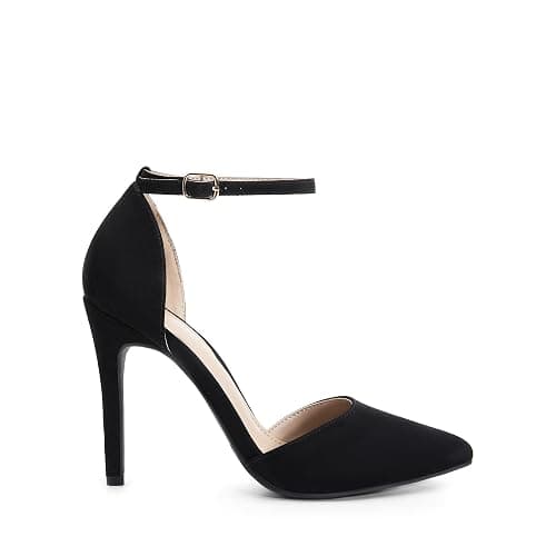 DREAM PAIRS Women's Oppointed-Lacey Pointed Toe Ankle Strap High Heel Stiletto Pumps Wedding Dress Shoes thumbnail 3