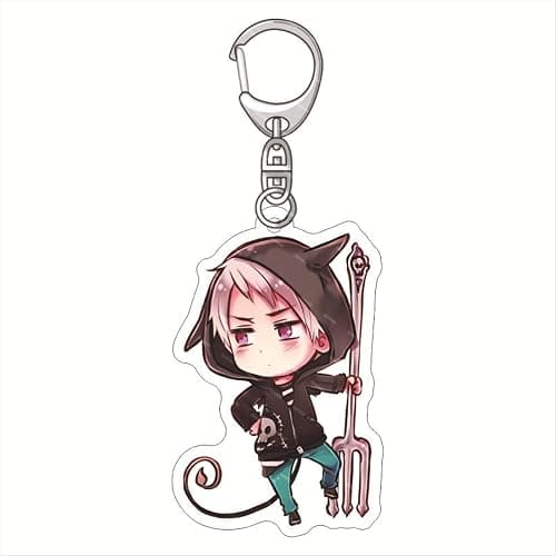 GO2COSY Set of 11 Anime Axis Powers Hetalia Acrylic Keychain Pendant Key Chain thumbnail 3