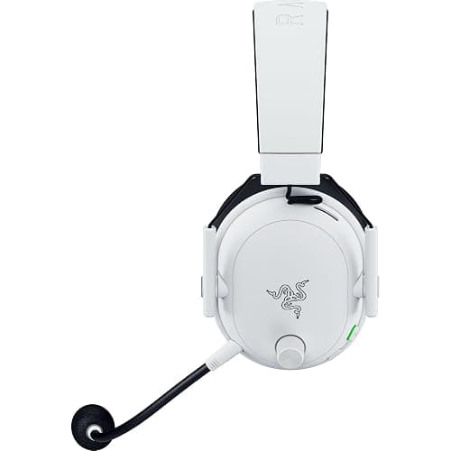 Razer BlackShark V3 Wireless Gaming Headset for PC: 50mm Drivers - Super Wideband Mic - 2.4 GHz, Bluetooth, USB - Works with Mac, PS5, Nintendo Switch, Smartphone - 70 Hr Battery - White thumbnail 9
