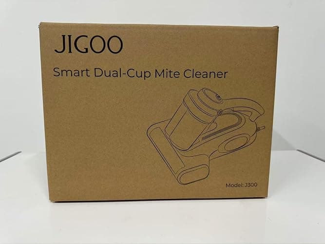 JIGOO Bed Vacuum Cleaner, Mattress Vacuum Cleaner with UV & Ultrasonic and High Heating, 13Kpa Suction 500W Powerful Double Cup Handheld Vacuums (J300 Corded) thumbnail 12