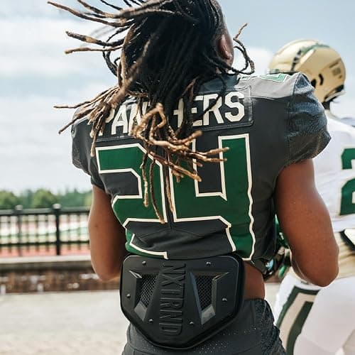 Nxtrnd Football Back Plate, Professional Football Backplates for Shoulder Pads, for Adult & Youth - Adult - Matte Black thumbnail 6
