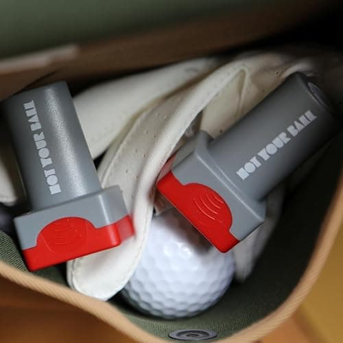 Golf Ball Stamp, Golf Ball Stamper, Reusable Self-Inking Golf Ball Stamp Marker to Identify Golf Balls, Golf Gift Golf Accessories for Men and Women Golfers thumbnail 6