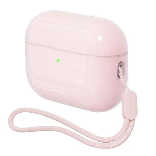 Case for AirPods Pro 3 Never-Sretch-Out DamonLight Shock-Proof Protective Semi Hard Silicone Case Compatible with Apple Airpods Pro 3rd Generation (Pink) - Image 1