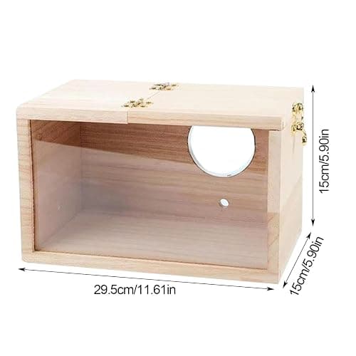 Parrot Breeding Box,Parrot Nesting House - Parrot Breeding Mating Box, Bird Nesting House, Parakeet Breeding Box for Cage, Budgies, Lovebirds, Cockatiel thumbnail 5
