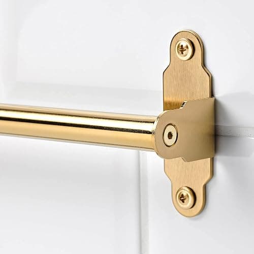 Ikea Rail, Polished / Brass-Colour 60 cm (23 ½ "), & 5 Pcs Hooks 7 cm (2 ¾ ") thumbnail 6