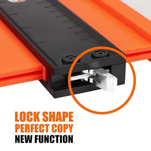 Saker Contour Gauge (10 Inch) Profile Tool with Adjustable Lock,Christmas Gifts for Men Women Dad Boyfriend Husband-Precisely Copy Irregular Shape Duplicator-Cool Gadgets for Woodworking Tool Tracing thumbnail 2