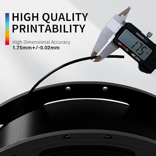PLA+3D Printer Filament 1.75mm Bundle, Individually Vacuum Packed, Multicolor Dimensional Accuracy +/- 0.02mm, 0.25kg per Spool, 16 Pack, 4kg Total thumbnail 2