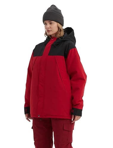 NOMADIKA Women Ski Jacket Waterproof Insulated Winter Snow Coat for Skiing Snowboarding Rain Coats Oversize Unisex thumbnail 3