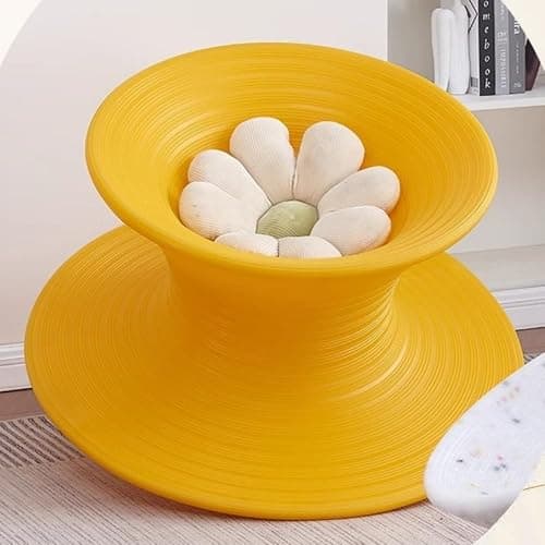 Vpswekans 360° Swivel Gyro Chair, One-Piece Molded Spinning Seat(Yellow) | Sensory Swivel Chair for Playrooms, Bedroom, Living Room, Camping Backyard, and Amusement thumbnail 7