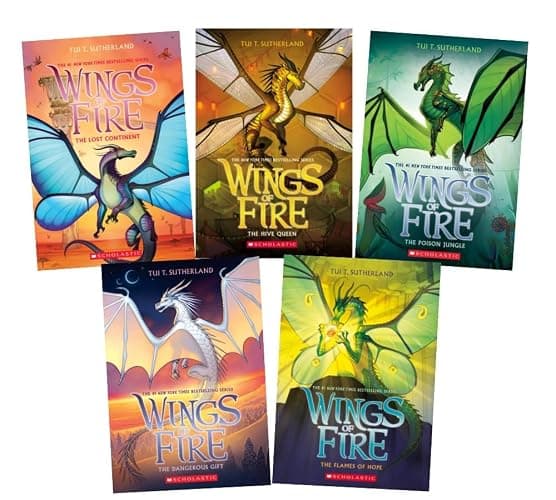 Wings of Fire Series 5 Books Set (# 11 - # 15) - Paperback Edition - Image 1