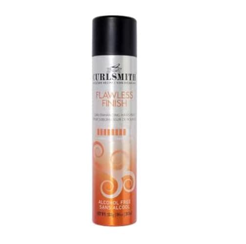 CURLSMITH - Flawless Finish Hairspray, Flexible Hold without Dryness, Alcohol Free, For Curly, Wavy and Coily Hair (10 oz) - Image 1